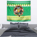 Santa Raiders Personalized Tapestry Christmas Rugby League Spirit - Aussie Hoodie