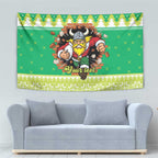 Santa Raiders Personalized Tapestry Christmas Rugby League Spirit - Aussie Hoodie