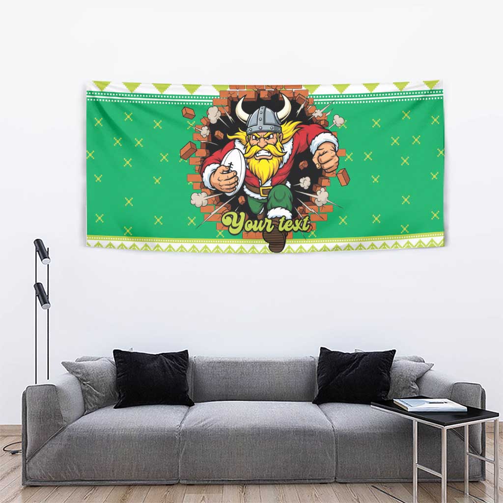 Santa Raiders Personalized Tapestry Christmas Rugby League Spirit - Aussie Hoodie
