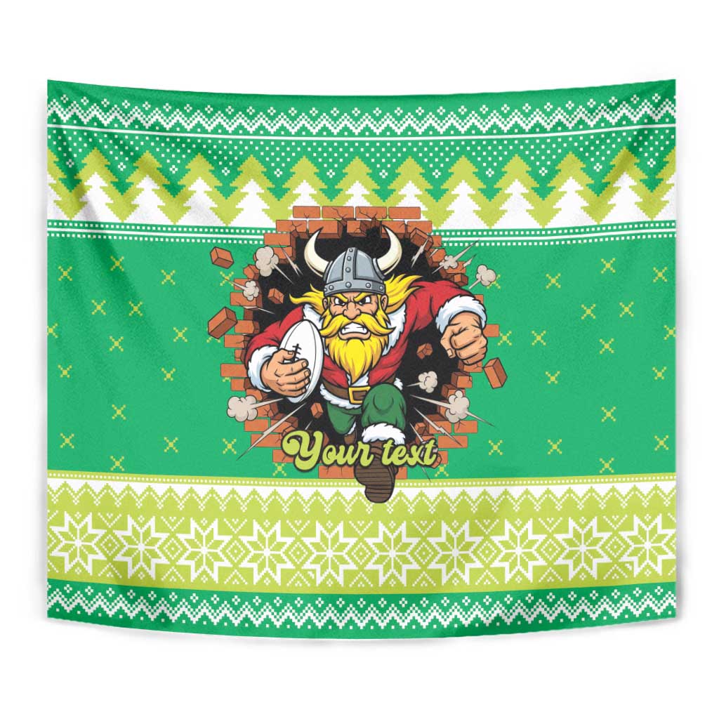 Santa Raiders Personalized Tapestry Christmas Rugby League Spirit - Aussie Hoodie