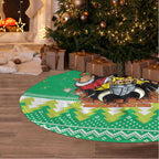 Santa Raiders Personalized Tree Skirt Christmas Rugby League Spirit - Aussie Hoodie