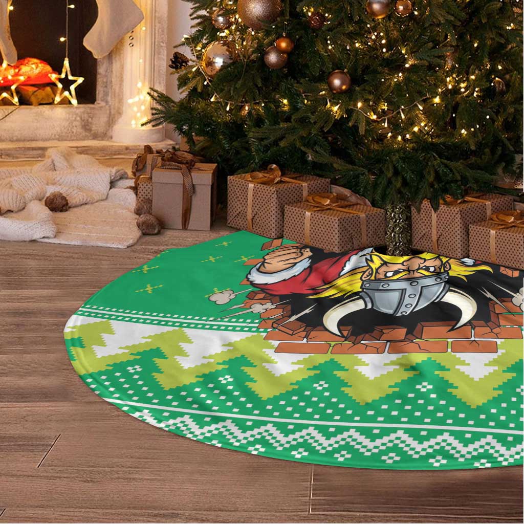 Santa Raiders Personalized Tree Skirt Christmas Rugby League Spirit - Aussie Hoodie