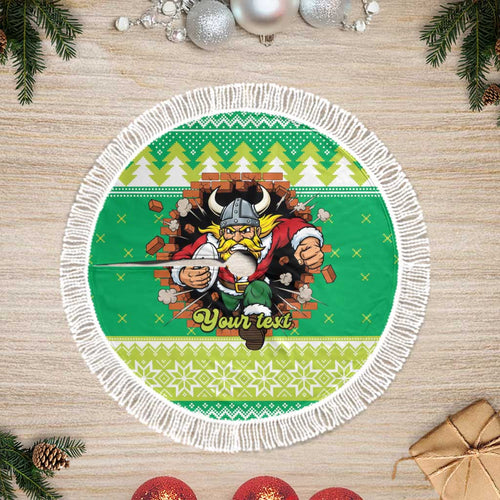 Santa Raiders Personalized Tree Skirt Christmas Rugby League Spirit - Aussie Hoodie