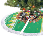 Santa Raiders Personalized Tree Skirt Christmas Rugby League Spirit - Aussie Hoodie