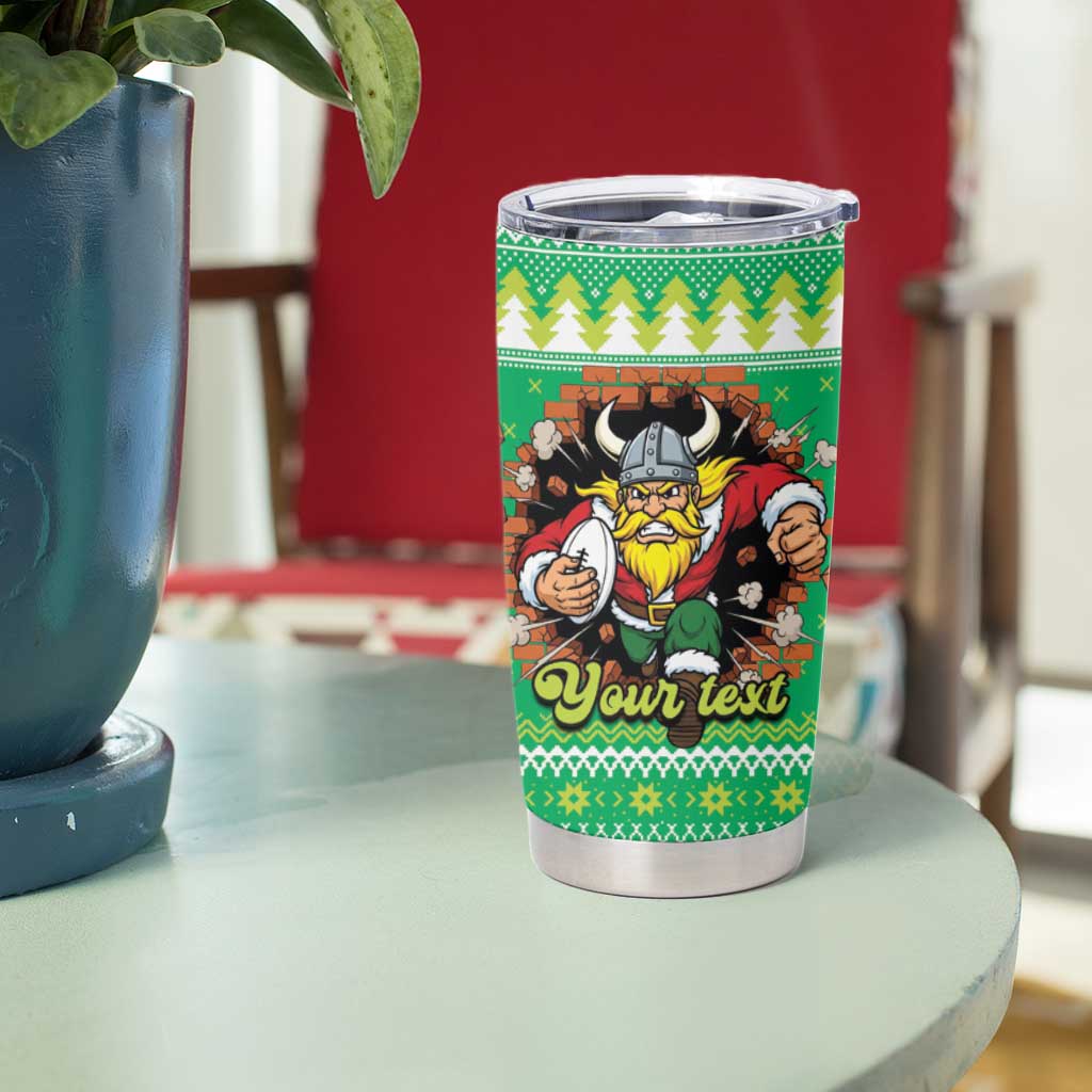 Santa Raiders Personalized Tumbler Cup Christmas Rugby League Spirit - Aussie Hoodie