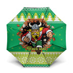 Santa Raiders Personalized Umbrella Christmas Rugby League Spirit - Aussie Hoodie