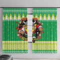 Santa Raiders Personalized Window Curtain Christmas Rugby League Spirit - Aussie Hoodie