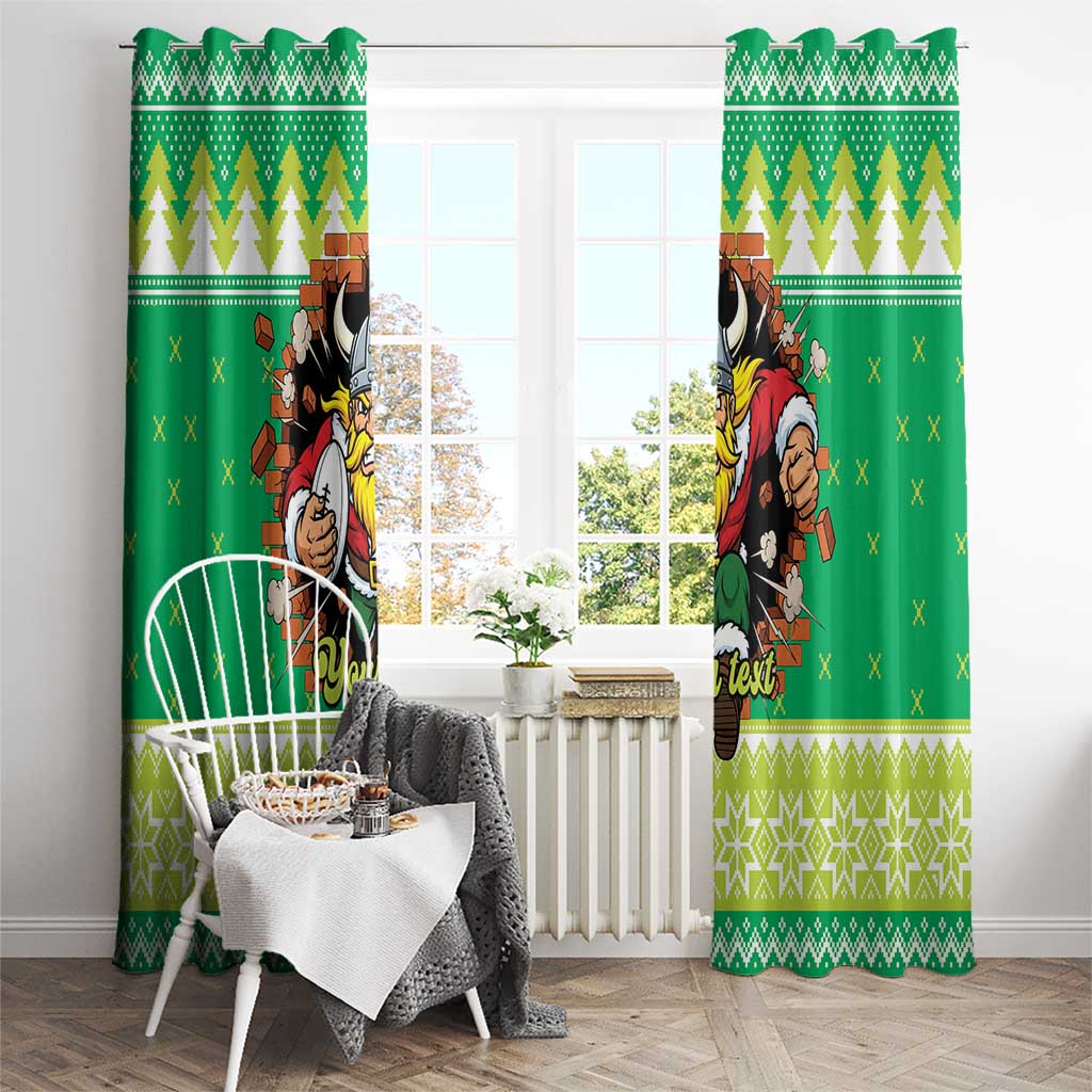 Santa Raiders Personalized Window Curtain Christmas Rugby League Spirit - Aussie Hoodie