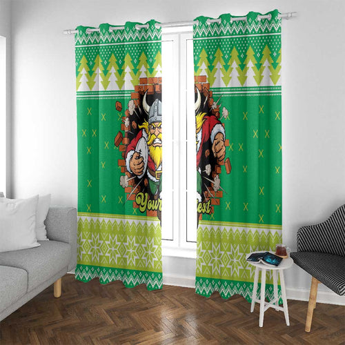 Santa Raiders Personalized Window Curtain Christmas Rugby League Spirit - Aussie Hoodie