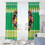 Santa Raiders Personalized Window Curtain Christmas Rugby League Spirit - Aussie Hoodie