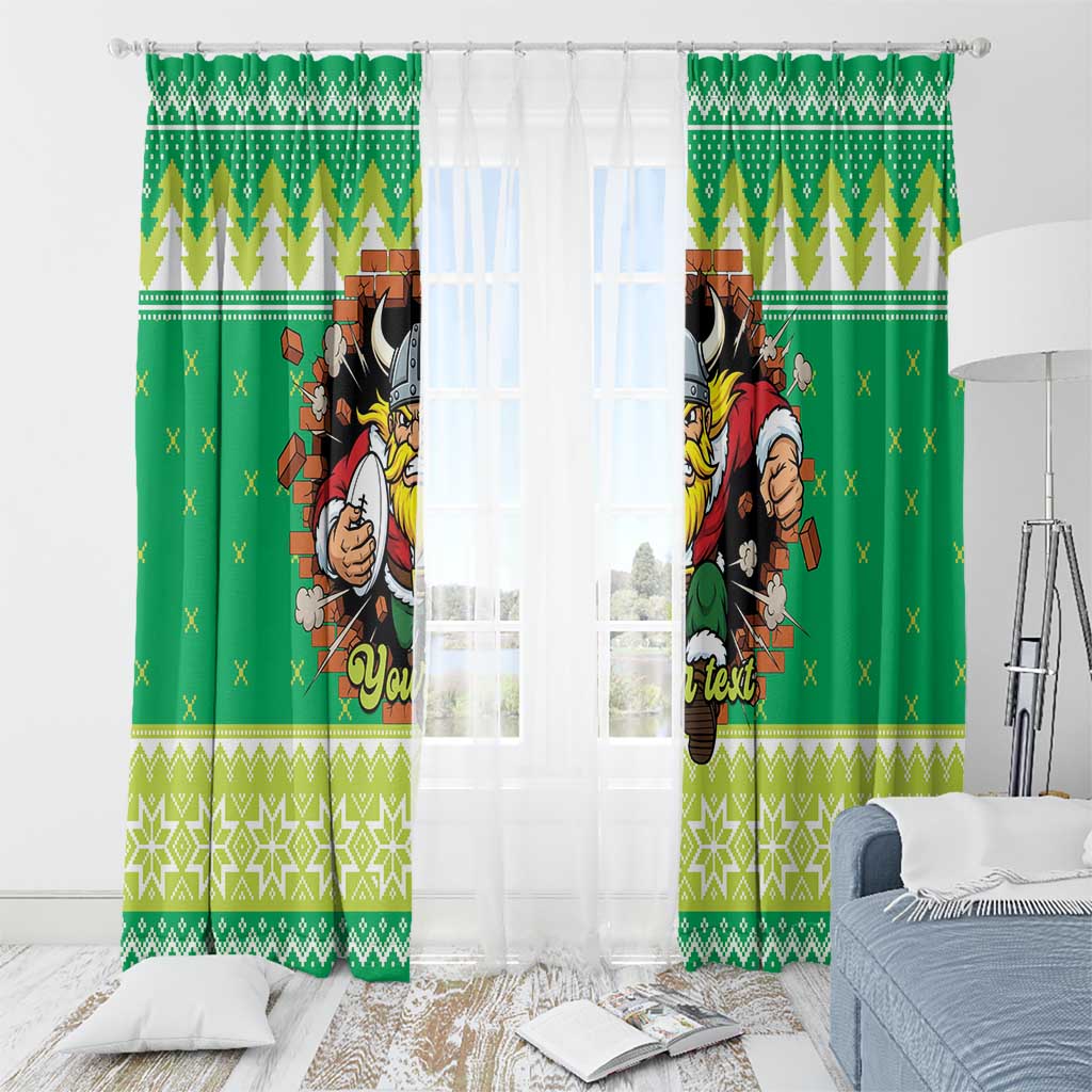 Santa Raiders Personalized Window Curtain Christmas Rugby League Spirit - Aussie Hoodie