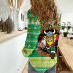 Santa Raiders Personalized Women Casual Shirt Christmas Rugby League Spirit - Aussie Hoodie