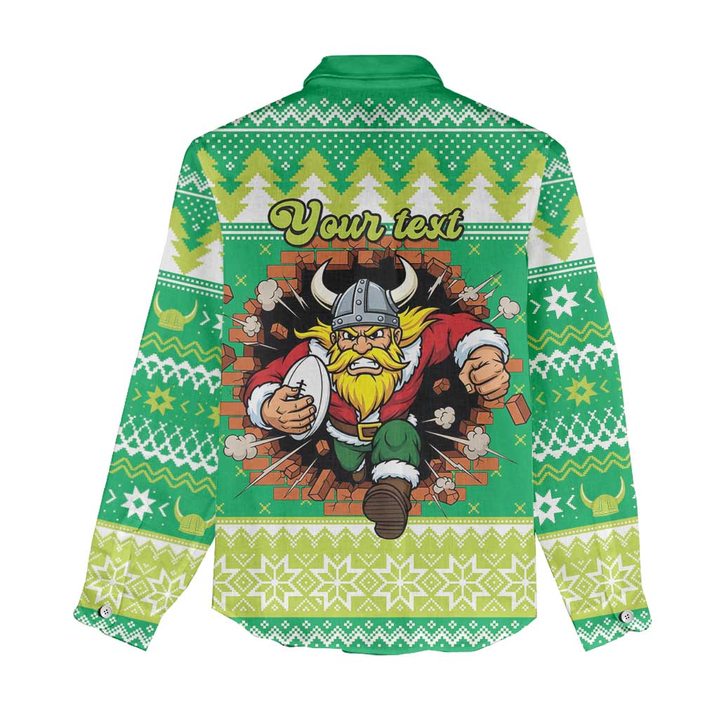 Santa Raiders Personalized Women Casual Shirt Christmas Rugby League Spirit - Aussie Hoodie