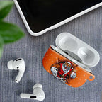 Santa Tiger Roar Personalized AirPods Case Christmas Rugby League Spirit - Aussie Hoodie
