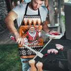 Santa Tiger Roar Personalized Apron Christmas Rugby League Spirit - Aussie Hoodie