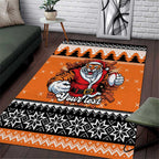 Santa Tiger Roar Personalized Area Rug Christmas Rugby League Spirit - Aussie Hoodie
