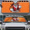 Santa Tiger Roar Personalized Auto Sun Shade Christmas Rugby League Spirit - Aussie Hoodie