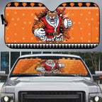 Santa Tiger Roar Personalized Auto Sun Shade Christmas Rugby League Spirit - Aussie Hoodie