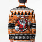 Santa Tiger Roar Personalized Blazer Christmas Rugby League Spirit - Aussie Hoodie