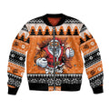 Santa Tiger Roar Personalized Bomber Jacket Christmas Rugby League Spirit - Aussie Hoodie