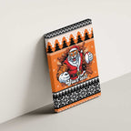 Santa Tiger Roar Personalized Canvas Wall Art Christmas Rugby League Spirit - Aussie Hoodie