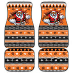 Santa Tiger Roar Personalized Car Mats Christmas Rugby League Spirit - Aussie Hoodie