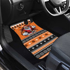 Santa Tiger Roar Personalized Car Mats Christmas Rugby League Spirit - Aussie Hoodie