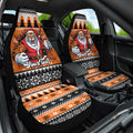 Santa Tiger Roar Personalized Car Seat Cover Christmas Rugby League Spirit - Aussie Hoodie