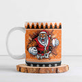 Santa Tiger Roar Personalized Ceramic Mug Christmas Rugby League Spirit - Aussie Hoodie