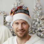 Santa Tiger Roar Personalized Christmas Santa Hat Christmas Rugby League Spirit - Aussie Hoodie