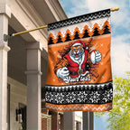 Santa Tiger Roar Personalized Garden Flag Christmas Rugby League Spirit - Aussie Hoodie