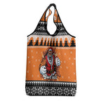 Santa Tiger Roar Personalized Grocery Bag Christmas Rugby League Spirit - Aussie Hoodie