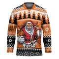 Santa Tiger Roar Personalized Hockey Jersey Christmas Rugby League Spirit - Aussie Hoodie