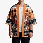 Santa Tiger Roar Personalized Kimono Christmas Rugby League Spirit - Aussie Hoodie