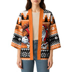 Santa Tiger Roar Personalized Kimono Christmas Rugby League Spirit - Aussie Hoodie