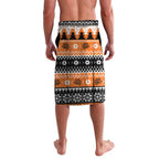 Santa Tiger Roar Personalized Lavalava Christmas Rugby League Spirit - Aussie Hoodie