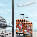 Santa Tiger Roar Personalized Luggage Cover Christmas Rugby League Spirit - Aussie Hoodie