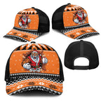 Santa Tiger Roar Mesh Trucker Cap Christmas Rugby League Spirit - Aussie Hoodie
