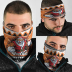 Santa Tiger Roar Personalized Neck Gaiter Christmas Rugby League Spirit - Aussie Hoodie