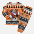 Santa Tiger Roar Personalized Christmas Pajama Set Christmas Rugby League Spirit - Aussie Hoodie