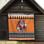 Santa Tiger Roar Personalized Quilt Christmas Rugby League Spirit - Aussie Hoodie