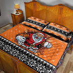 Santa Tiger Roar Personalized Quilt Bed Set Christmas Rugby League Spirit - Aussie Hoodie