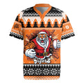 Santa Tiger Roar Personalized Rugby Jersey Christmas Rugby League Spirit - Aussie Hoodie