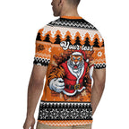 Santa Tiger Roar Personalized Rugby Jersey Christmas Rugby League Spirit - Aussie Hoodie