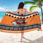 Santa Tiger Roar Personalized Sarong Christmas Rugby League Spirit - Aussie Hoodie