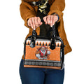 Santa Tiger Roar Personalized Shoulder Handbag Christmas Rugby League Spirit - Aussie Hoodie