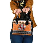Santa Tiger Roar Personalized Shoulder Handbag Christmas Rugby League Spirit - Aussie Hoodie