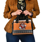 Santa Tiger Roar Personalized Shoulder Handbag Christmas Rugby League Spirit - Aussie Hoodie