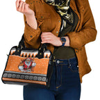 Santa Tiger Roar Personalized Shoulder Handbag Christmas Rugby League Spirit - Aussie Hoodie