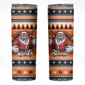 Santa Tiger Roar Personalized Skinny Tumbler Christmas Rugby League Spirit - Aussie Hoodie